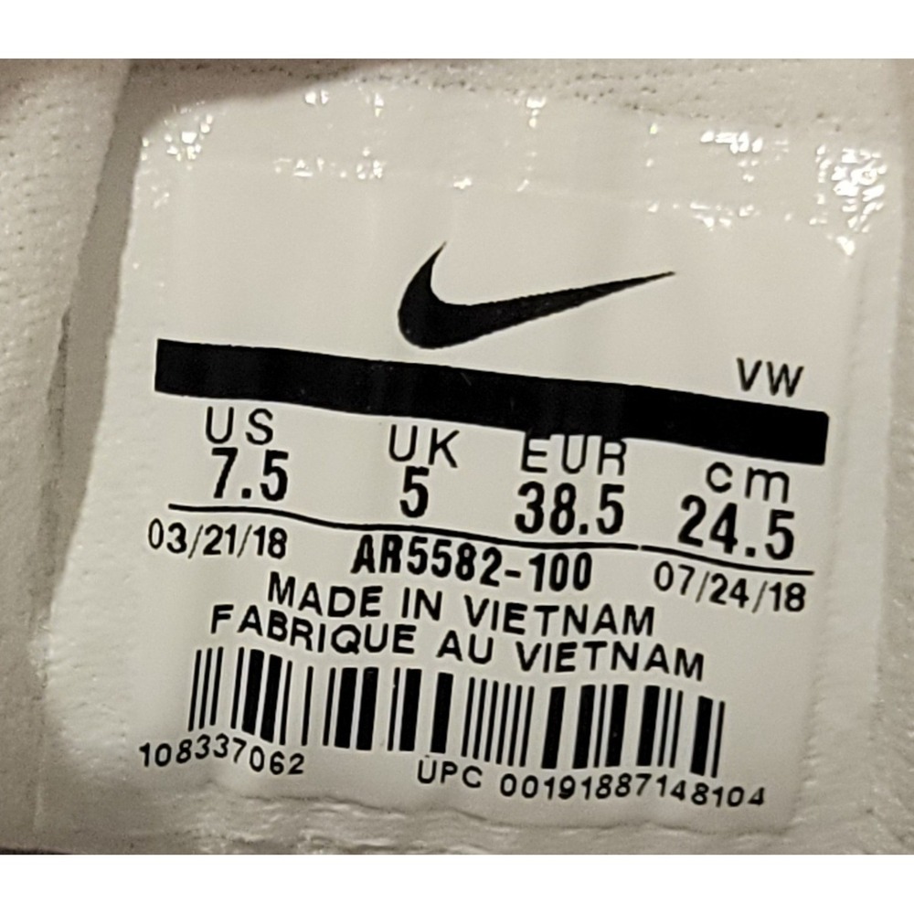 NWOB Nike Women's White Golf Shoes Size 7.5 AR5582-100 - Picture 5 of 5